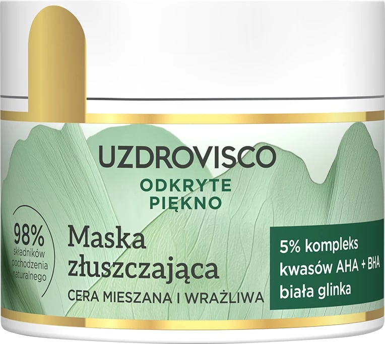 Maskë eksfoliuese për femra UZDROVISCO Discovered Beauty 40ml