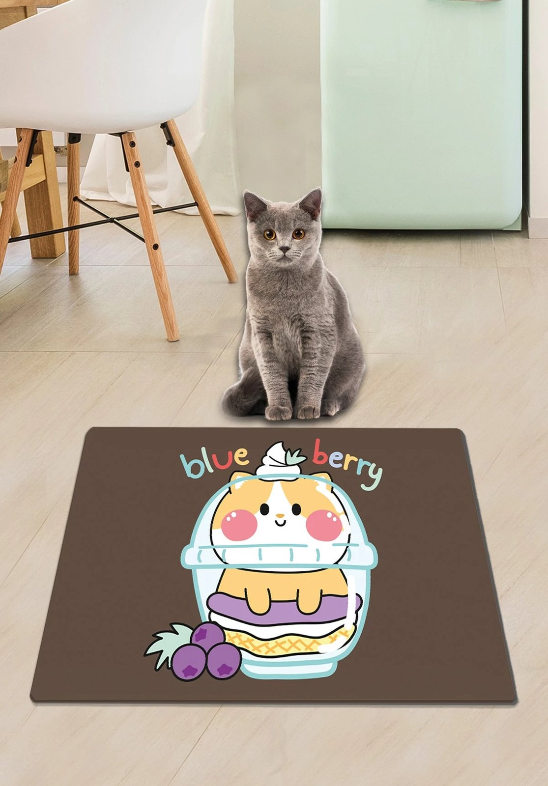 Tapet për rërë mace, Paws & Whiskers, blueberry