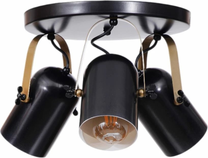 Llambadar metalik Opviq, 8995-3, ngjyrë e zezë dhe ari