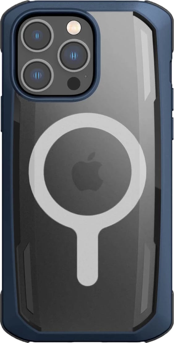 Mbështjellës Raptic X-Doria Secure built për iPhone 14 Pro, MagSafe, Blu
