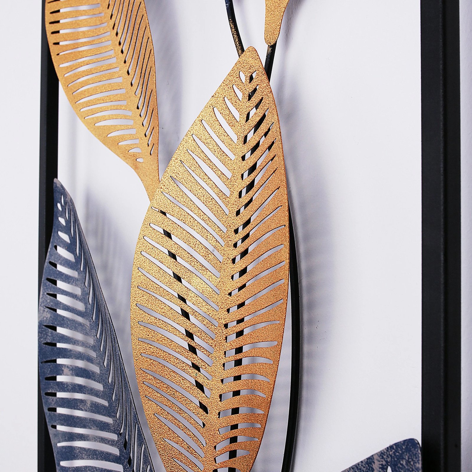 Aksesor dekorativ metalik për mur, Wallity Napoleon, shumëngjyrësh, 32x5x90cm