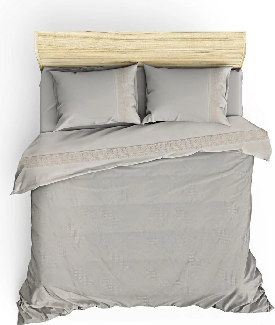 Set mbulesash për jorgan dopio, Freya, krem