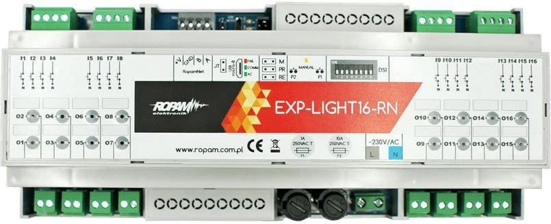 Kontrollues ndriçimi ROPAM EXP-LIGHT16-RN, 16 kanale