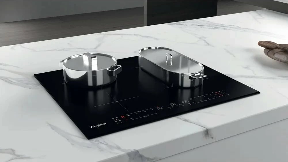 Pllakë induksioni Whirlpool WBB3960BF, 4 zona, e zezë