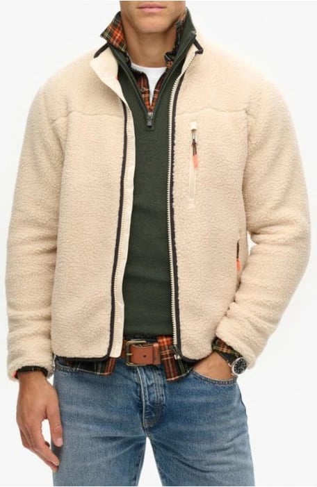 Jakne Superdry për meshkuj, beige