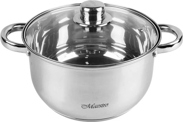 Set tenxheresh, Feel-Maestro MR-2020-6M, çelik inox, për të gjitha pianurat, 18/20/22 cm, argjendtë, set 6 copë