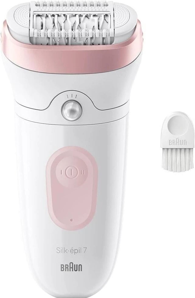 Epilator Braun Silk-épil 7 7-000, bardhë-rozë