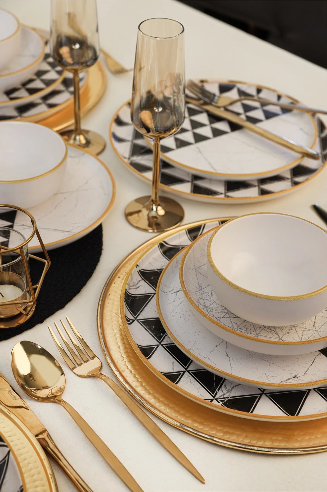 Set enësh darke prej qeramike, 24 copë, Hermia Concept, X0001606300000000000000000