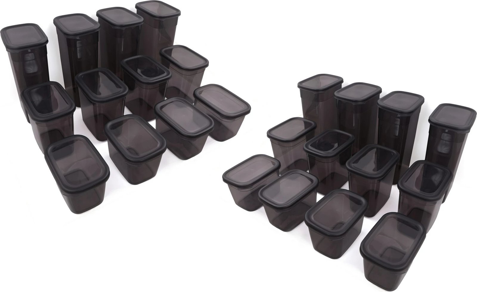 Set kuti për organizim (24 copë), anthracite, BNMPEGYAR24-13232 v2