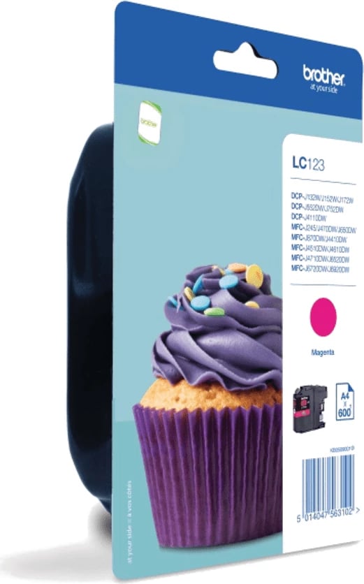 Kartush boje, Brother, LC-123MBP, standard, magenta