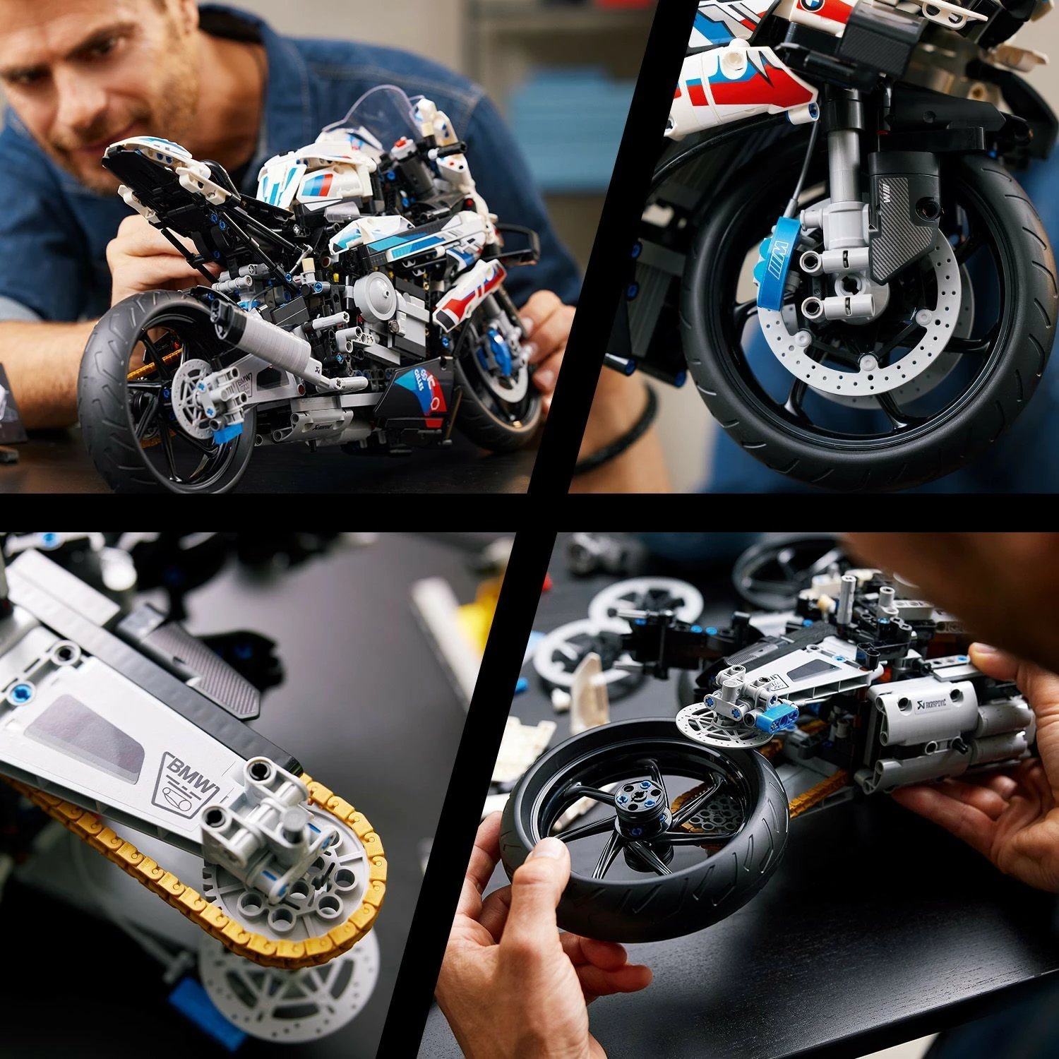 Set ndërtimi LEGO Technic BMW M 1000 RR, 1921 pjesë, shumëngjyrësh Set ndërtimi LEGO Technic BMW M 1000 RR, 1921 pjesë, shumëngjyrësh