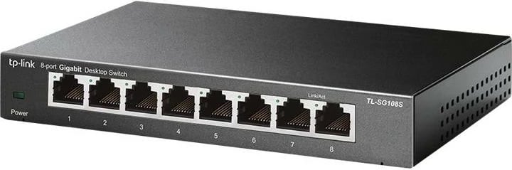 Switch TP-Link TL-SG108S 8 porta Gigabit desktop