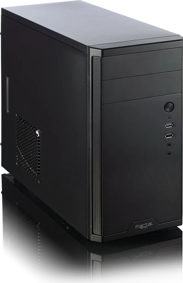 Kasë Fractal Design Core 1100, Mini Tower, micro ATX/Mini-ITX, e zezë Kasë Fractal Design Core 1100, Mini Tower, micro ATX/Mini-ITX, e zezë