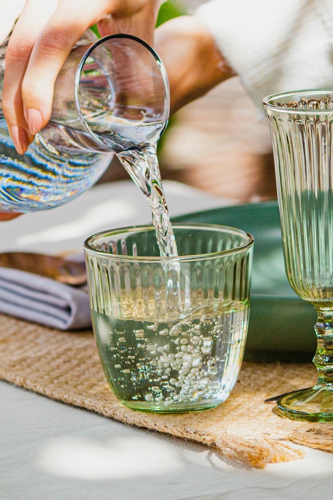 Set gotash prej qelqi (4 copë), Hermia Concept, Splendid 290, ngjyrë e gjelbër