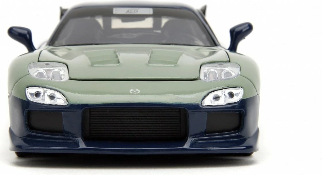 Makine model Jada Toys Mazda RX-7 1:24 me figurë Kakashi Hatake, Naruto Shippuden, Jeshile/Kaltër Makine model Jada Toys Mazda RX-7 1:24 me figurë Kakashi Hatake, Naruto Shippuden, Jeshile/Kaltër