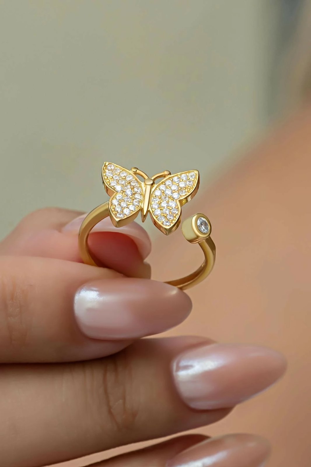 Unazë argjendi e artë me flutur, Jumeon, NRZ999343