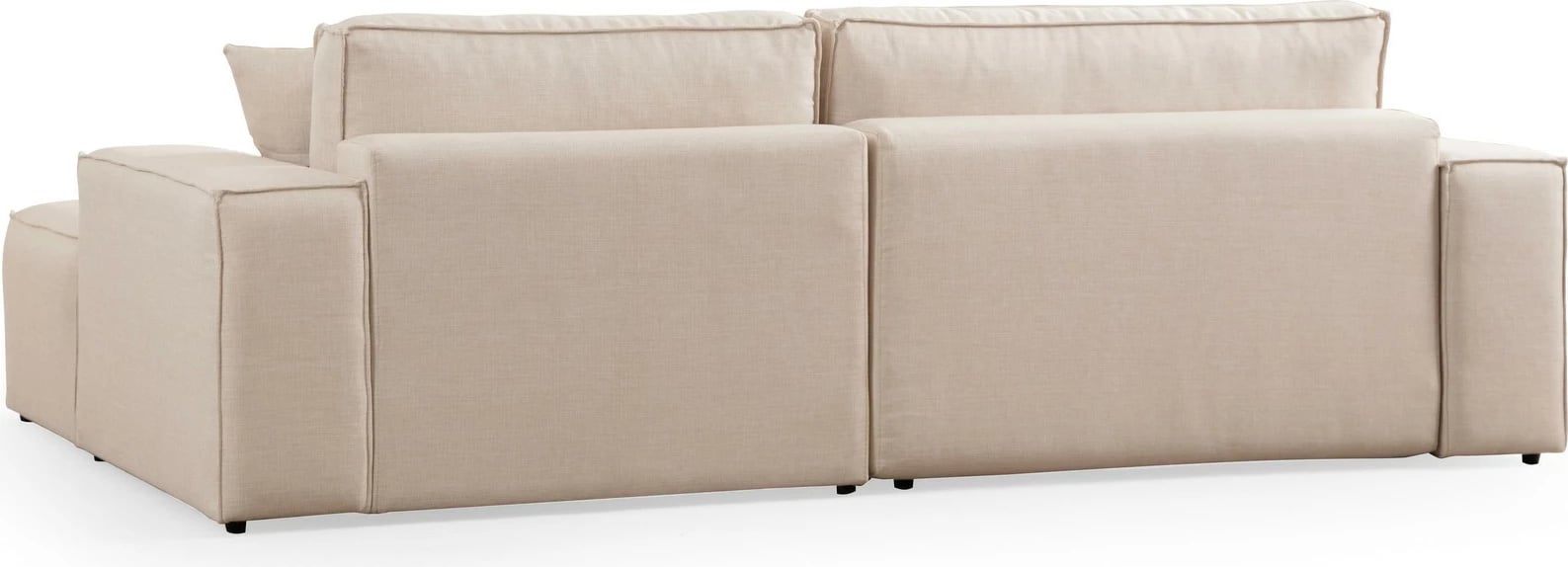 Kënd-sofë krevate Atelier del Sofa, kënd i djathtë, ngjyrë ecru