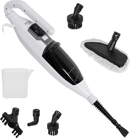 Mop me avull rrotullues, Adler AD 7052, 1300 W, depozitë 550 ml, 3 nivele avulli, kokë rrotulluese