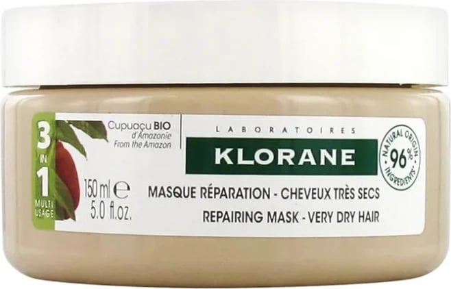 Maskë për flokë Klorane Cupuazu Dry Hair Repair, 150ml