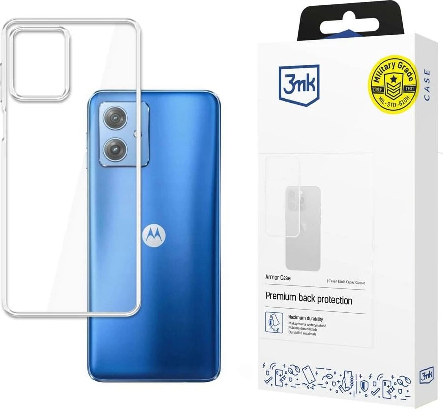 Mbështjellës 3mk Armor Case për Motorola Moto G54 Power Edition, transparent