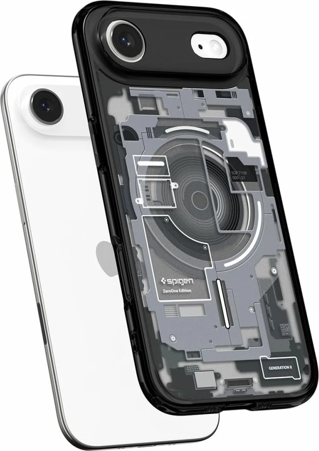 Mbështjellës Spigen Ultra Hybrid MagSafe për iPhone 17 Air, i zi