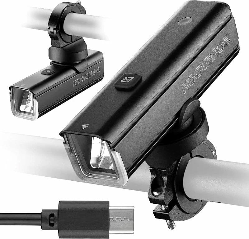 Dritë për biçikletë Rockbros, e zezë