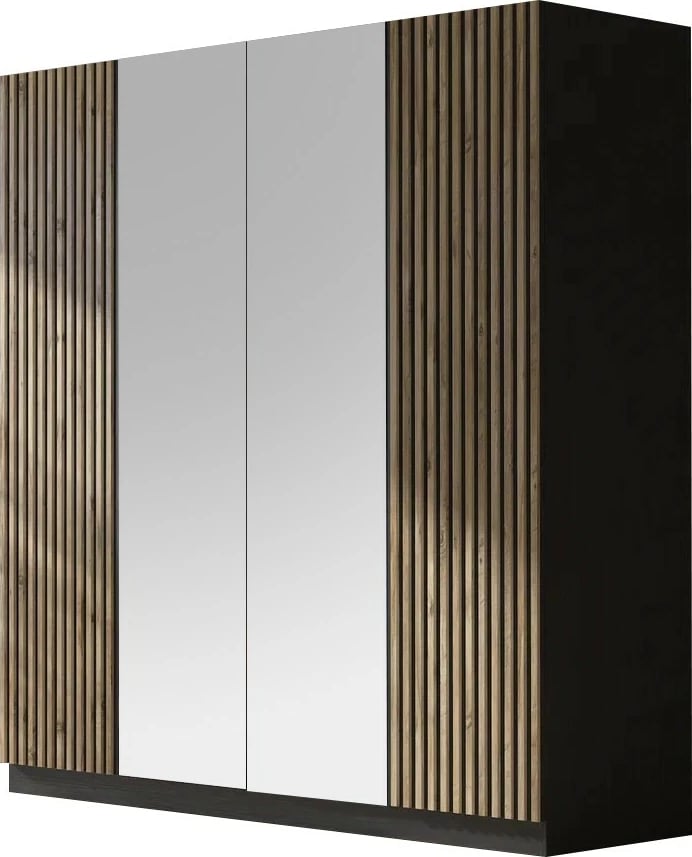 Dollap Skye Decor, ngjyrë druri, i zi, Atlantic Pine, FRN-9006