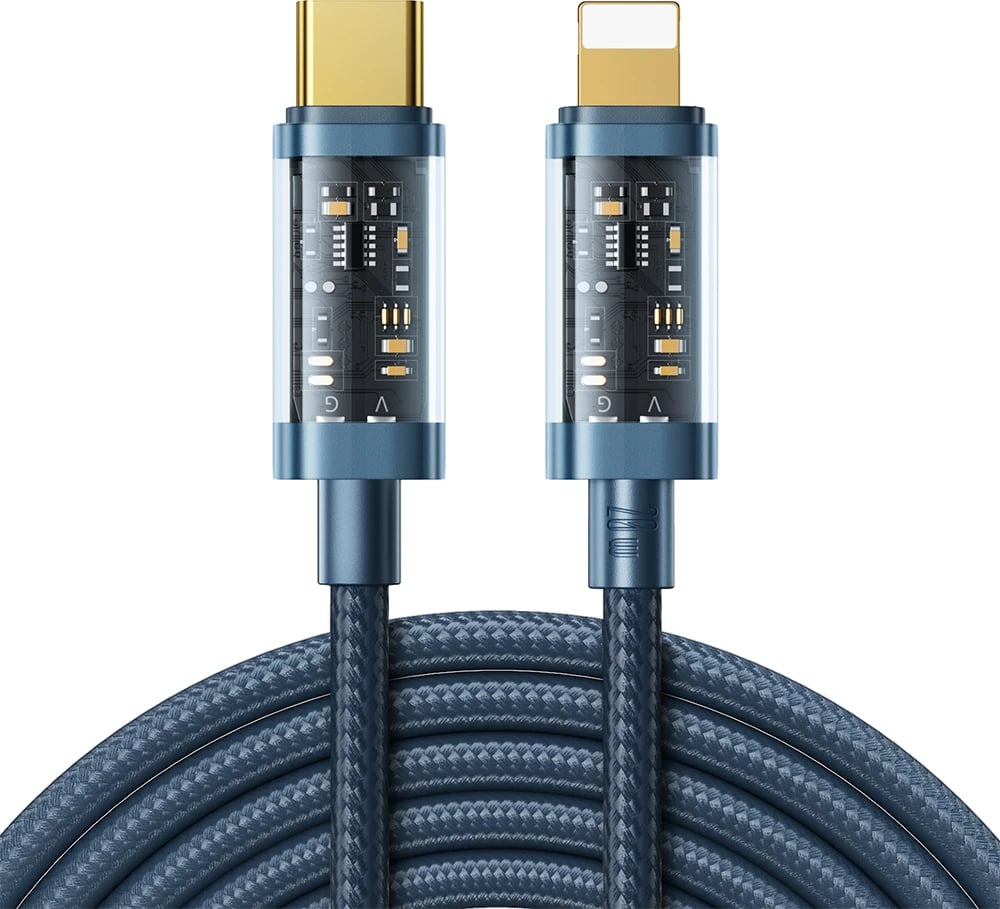 Kabllo Joyroom S-CL020A20, Lightning/USB-C, 2m, 20W, kaltër