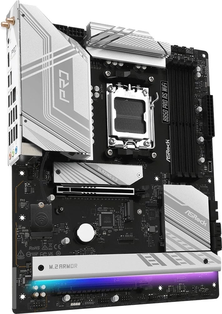 Pllakë amë ASRock B850 Pro RS WiFi, Socket AM5, DDR5, WiFi 6E, ATX