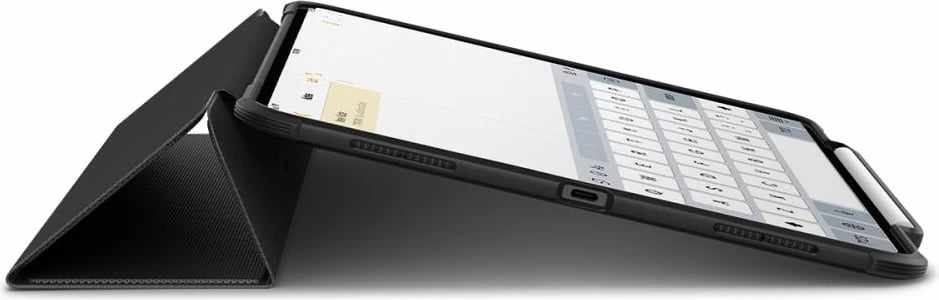 Mbështjellës Spigen Rugged Armor Pro për iPad Pro 13" 2024, i zi