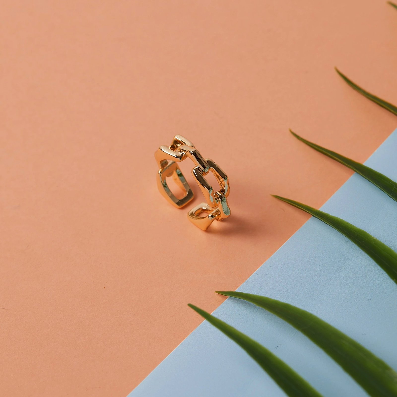 Unazë metalike, ngjyrë ari, Elika, ELKYP38027