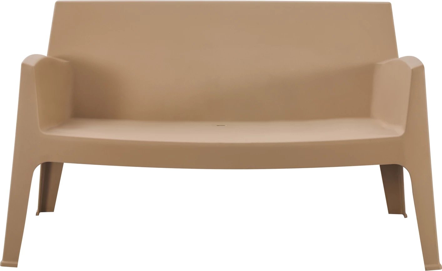 Divan i jashtëm dy vendësh, ngjyrë kapuçino, SLEEK FH6366.03, 118x48.5x73cm