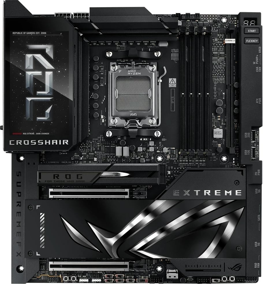 Pllakë amë ASUS ROG CROSSHAIR X870E EXTREME, Socket AM5, Extended ATX, e zezë