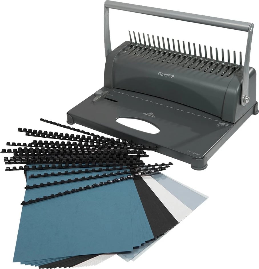 Lidhëse manuale dokumentesh GENIE CB 850, 350 fletë, e zezë