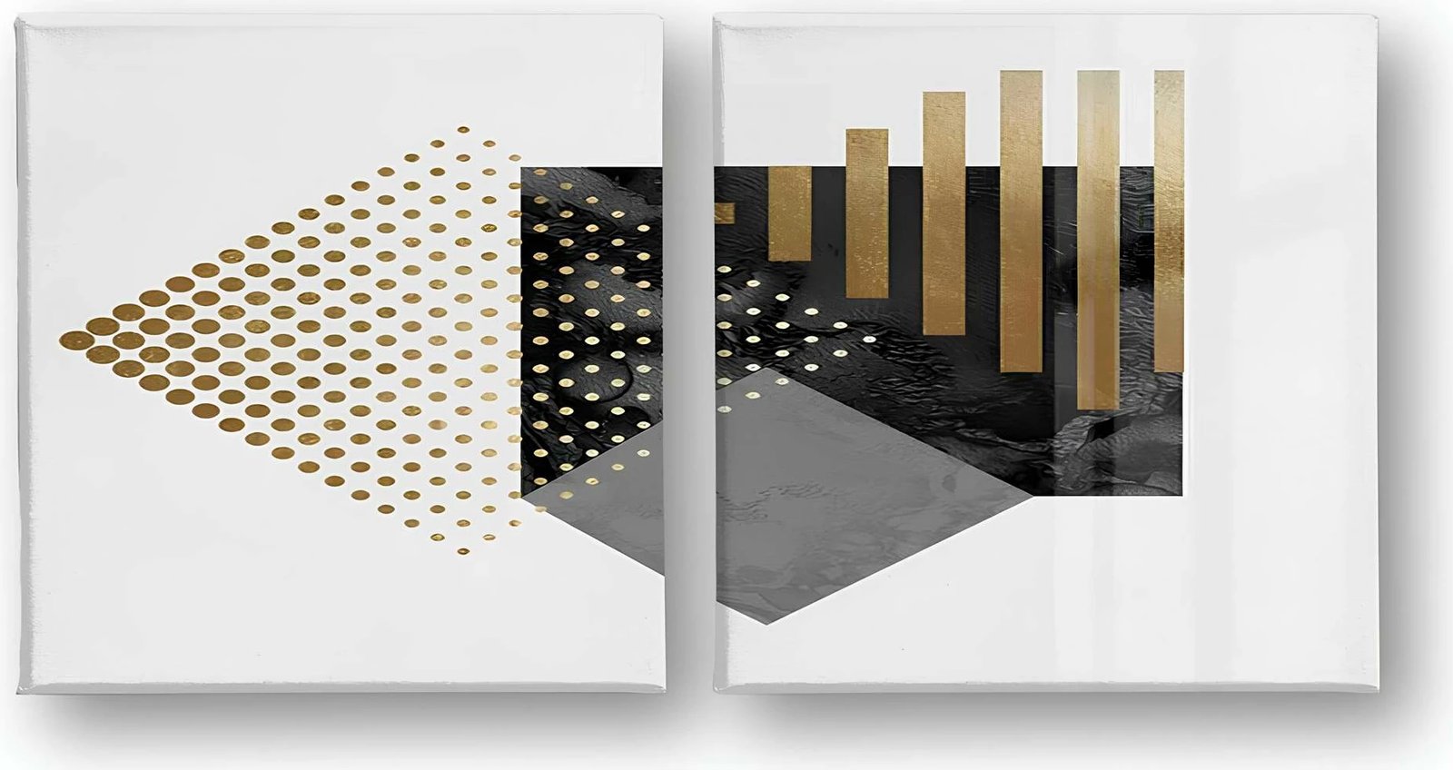 Pikturë dekorative në kanavacë (2 copë), Wallity, ASR_CNV2-16, 30x30