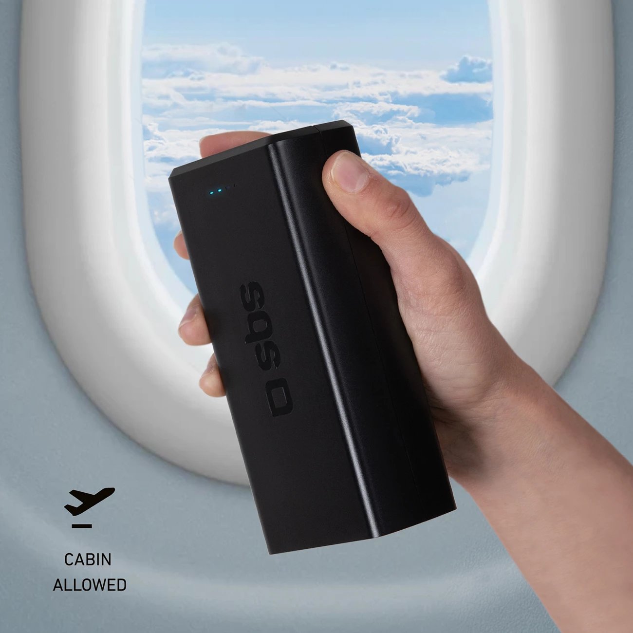 Powerbank SBS TTBB30000PD20K, 30000 mAh, 2x USB-C, 2x USB-A, e zezë