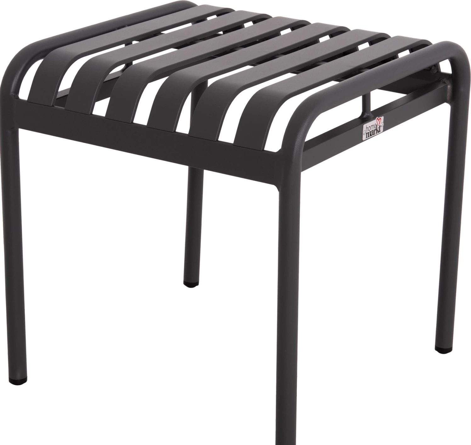 Stool i shkurtër alumini RACHEL, ngjyrë gri, FH6340.01, 45x45x46cm