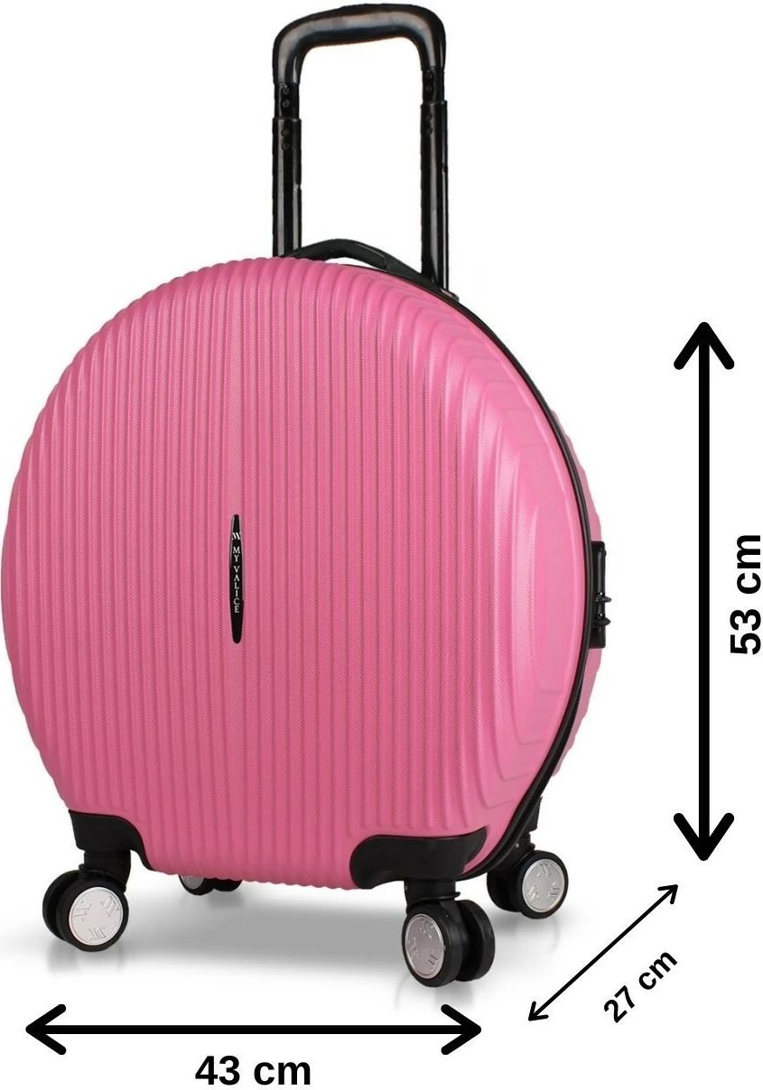 Valixhe udhëtimi rozë Zoozie Bags, 2378