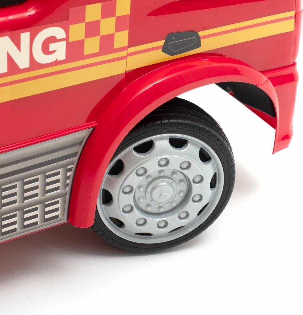 Makinë lodër me shtytje, Baby Mix, Mercedes HASICI, deri 25 kg, me drita e tinguj, 12m+, e kuqe