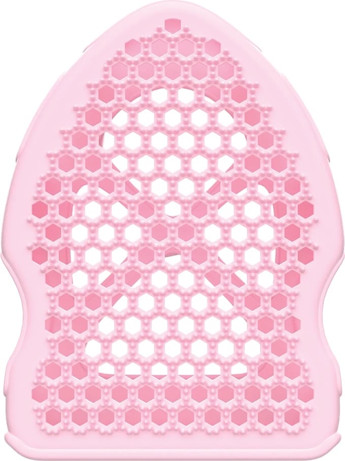 Pad silikoni për dush dhe masazh për femra Glov Bubblemate rozë, 1 copë