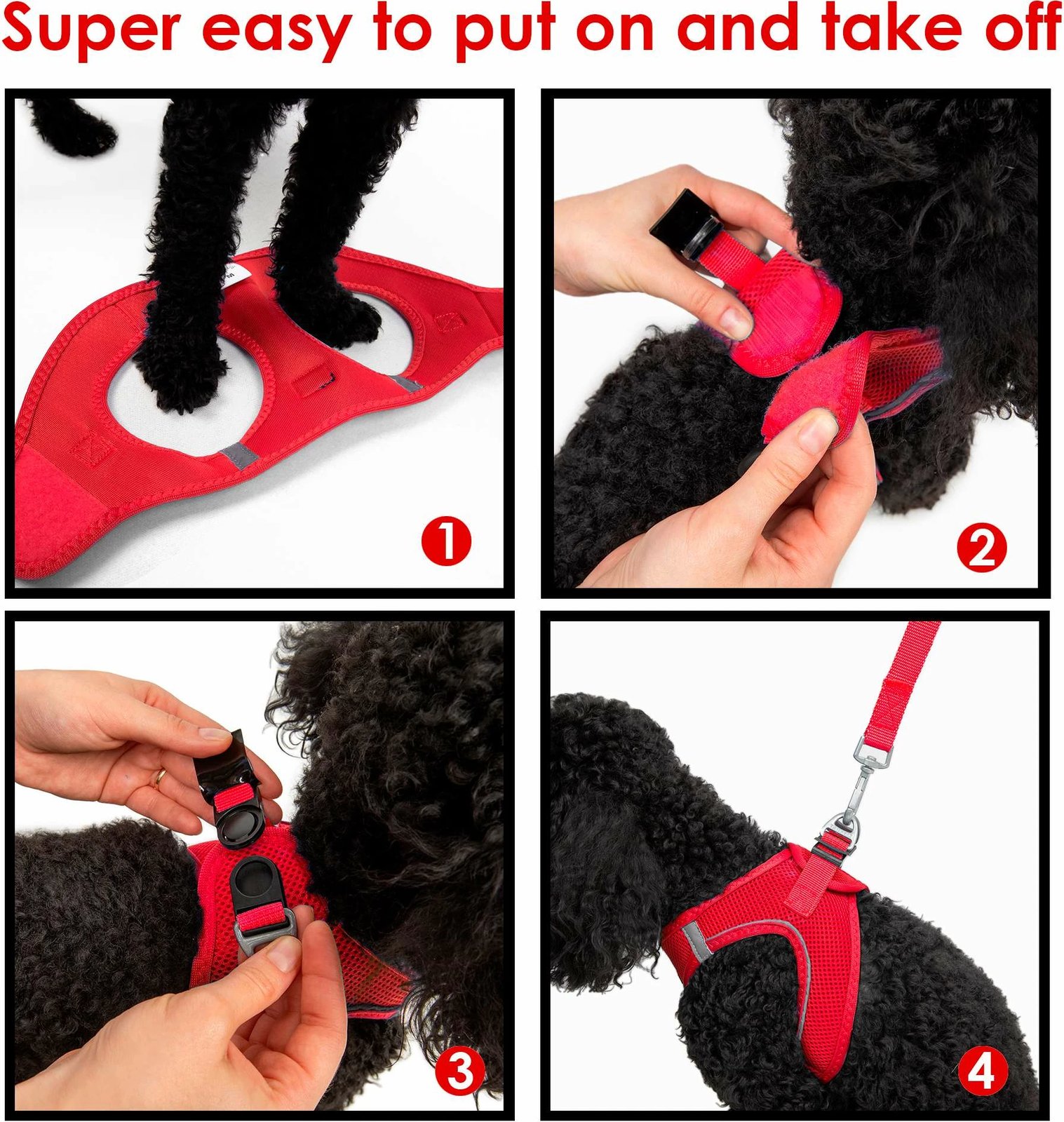 Parzmore për qen, Air-Mesh, ngjyrë garnet