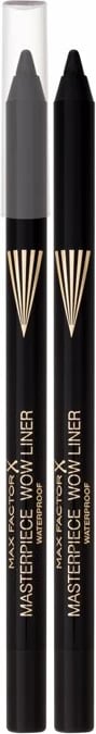 Laps për sy Max Factor Masterpiece Wow Liner Waterproof për femra, 300 Midnight Black, 1.2g