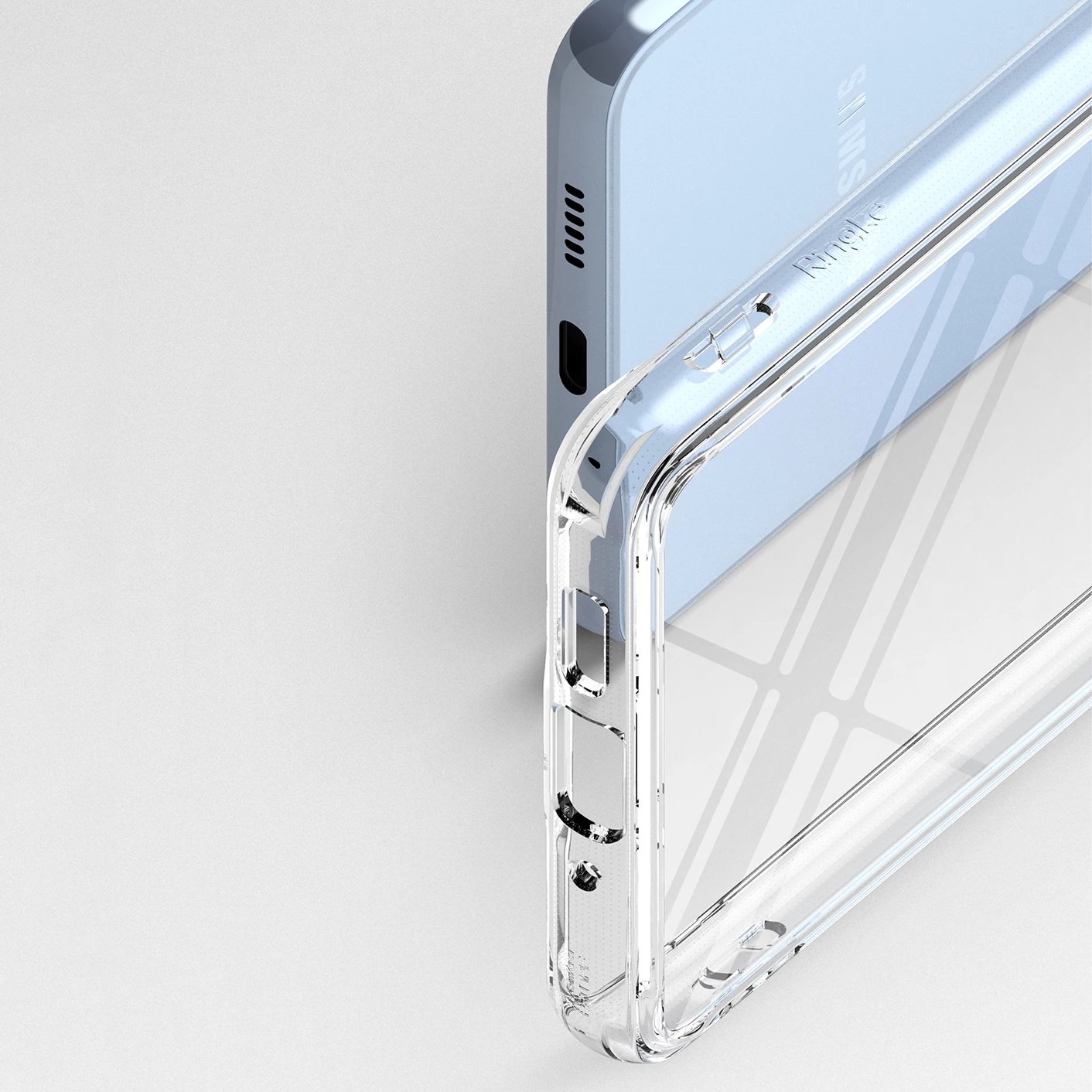 Mbështjellës Ringke Fusion për Samsung Galaxy A73, transparent