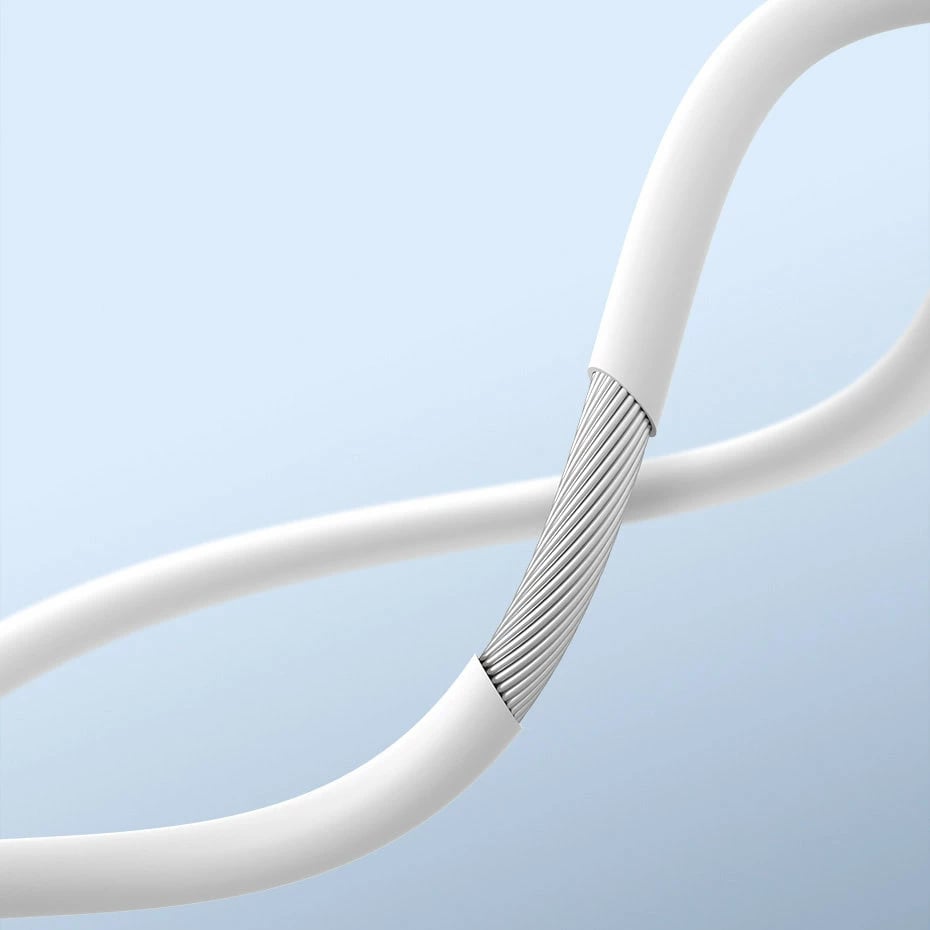Kufje Baseus Encok C17 me mikrofon, USB-C, të bardha