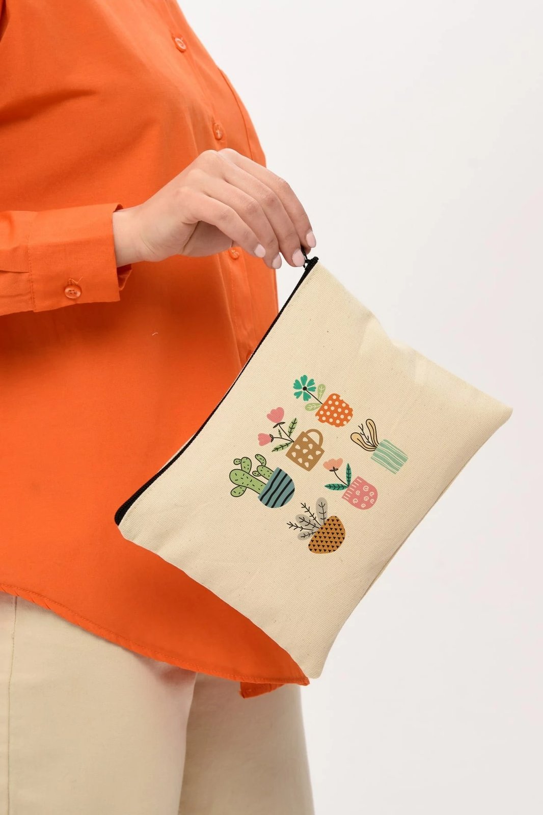 Qese për make-up Zoozie Bags, 0718, krem