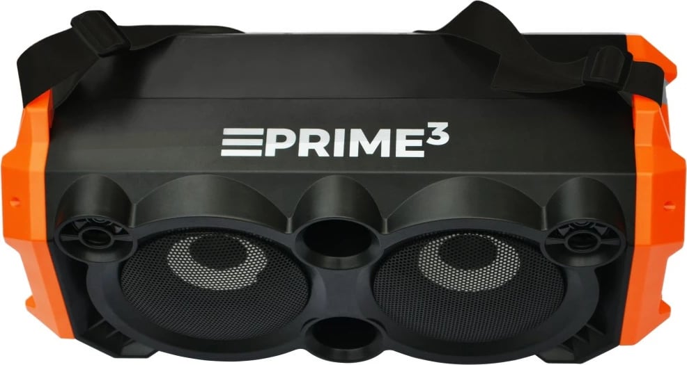 Altoparlant portativ PRIME3 APS31 me Bluetooth dhe karaoke, 100W, i zi/portokalli