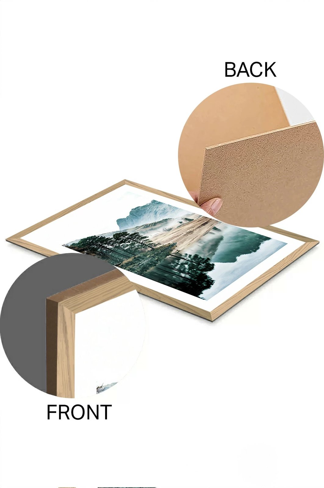 Pikturë dekorative murale, Tekhammdf91, shumëngjyrëshe, 33x48cm