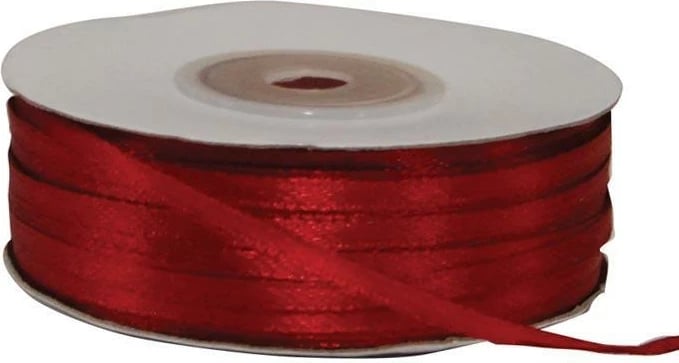 Shirit sateni NEXT me dy anë, 3mm x 100m, Burgundi
