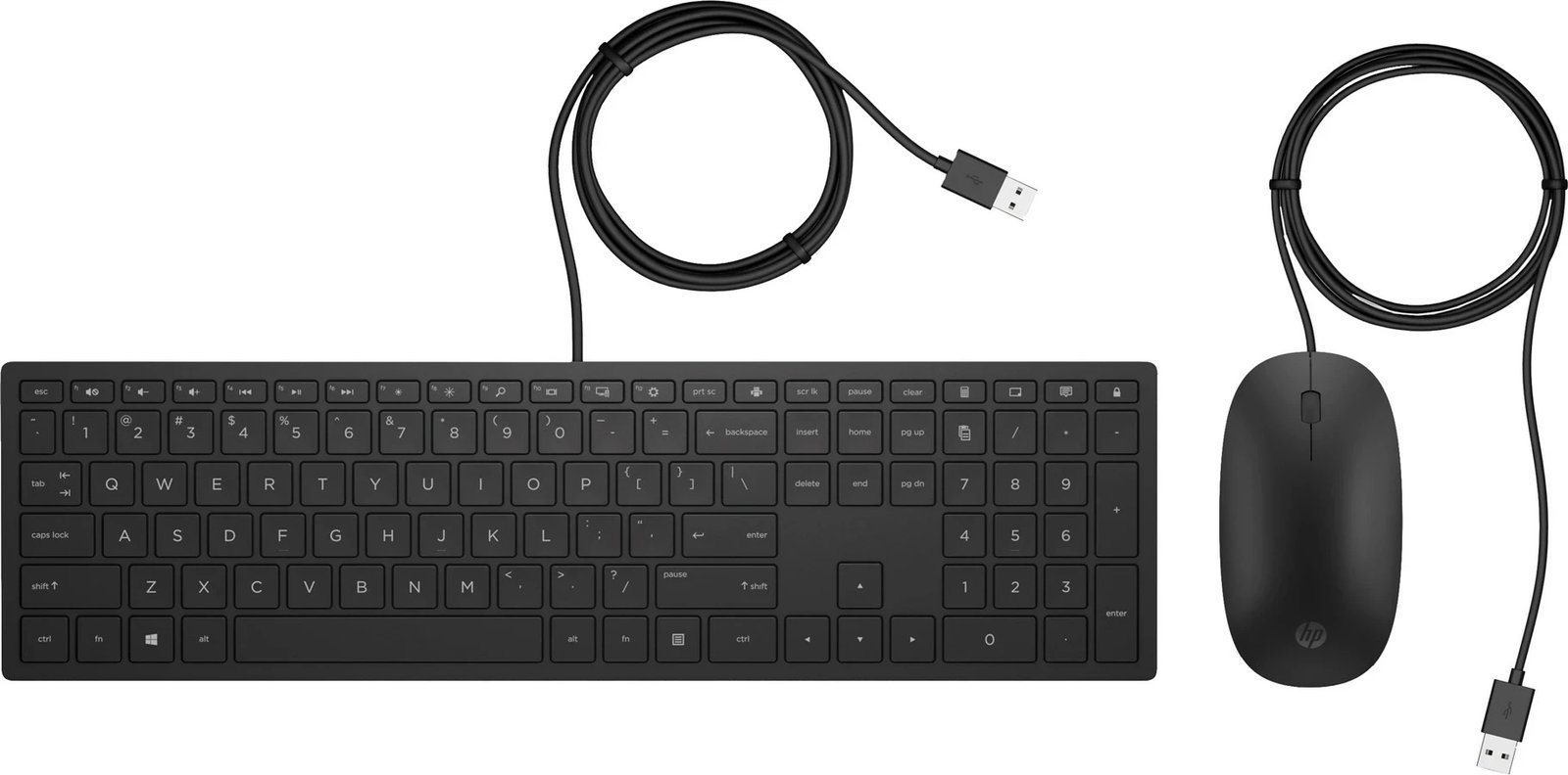 Tastierë HP Pavilion 400 USB, E zezë