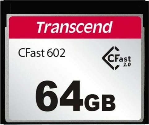 Kartelë memorie Transcend CFast 602 64GB, CFast 2.0, e zezë